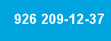 926 209-12-37 926 209-12-37